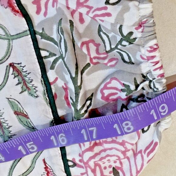 Brand new tuckernuck Sue Sartor white, pink , dark gray contrast print Dress - Picture 15 of 16